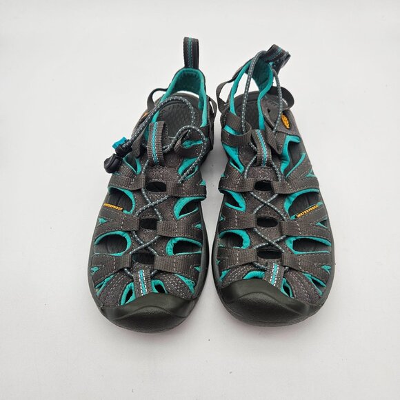 Keen Closed Toe Hiking Water Sport Sandals Gray Blue Womens 6 - Picture 4 of 8
